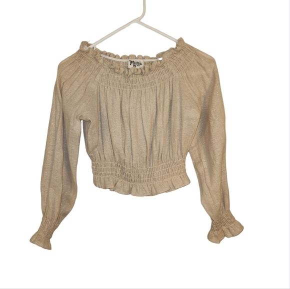 Show Me Your MuMu Erin Smocky Top NWOT Small - Picture 5 of 10